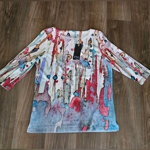 NWT "Blood dripping" top